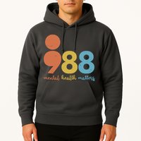 Semicolon 988 Mental Health Matters Hoodie