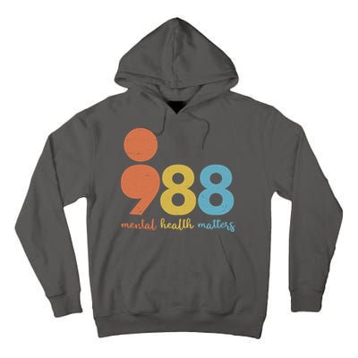 Semicolon 988 Mental Health Matters Tall Hoodie