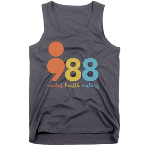 Semicolon 988 Mental Health Matters Tank Top