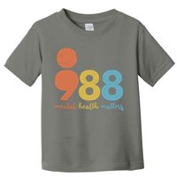 Semicolon 988 Mental Health Matters Toddler T-Shirt