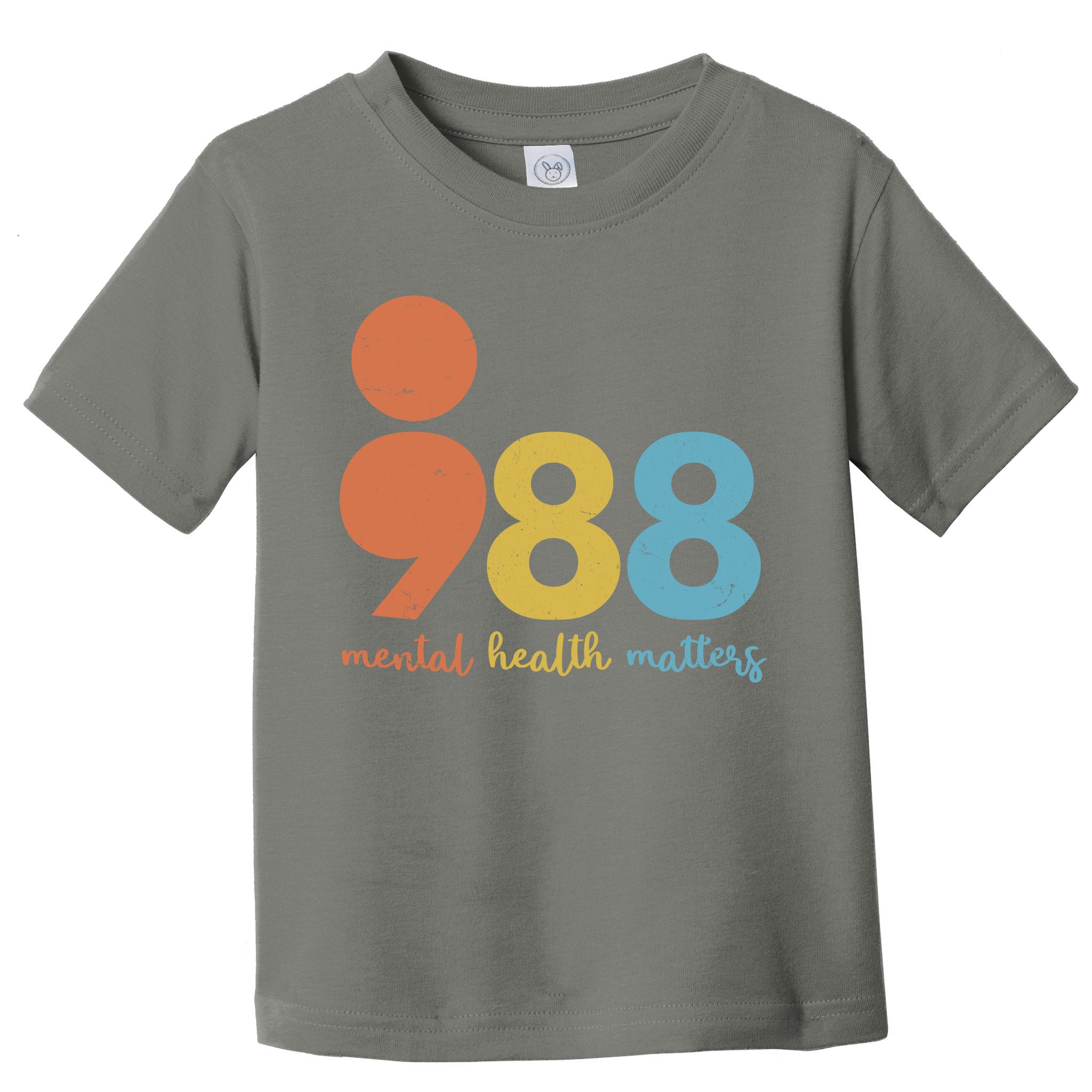 Semicolon 988 Mental Health Matters Toddler T-Shirt
