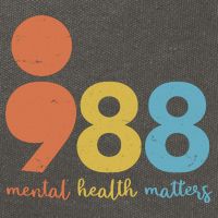 Semicolon 988 Mental Health Matters Cotton Canvas Backpack