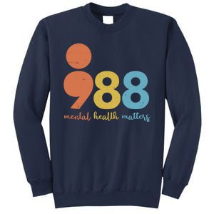 Semicolon 988 Mental Health Matters Sweatshirt