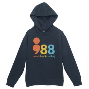 Semicolon 988 Mental Health Matters Urban Pullover Hoodie