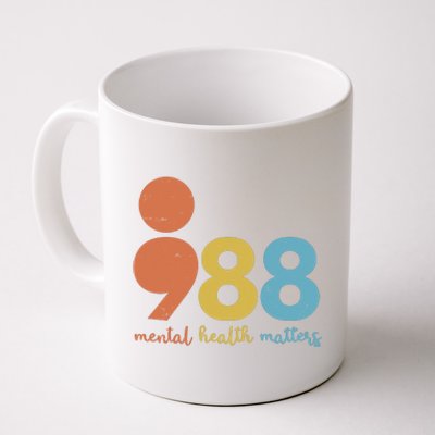 Semicolon 988 Mental Health Matters Coffee Mug