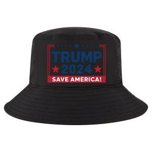 Save America 2024 Slogan Graphic Cool Comfort Performance Bucket Hat