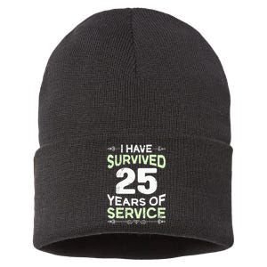 Service anniversary 25 years of work anniversary Sustainable Knit Beanie