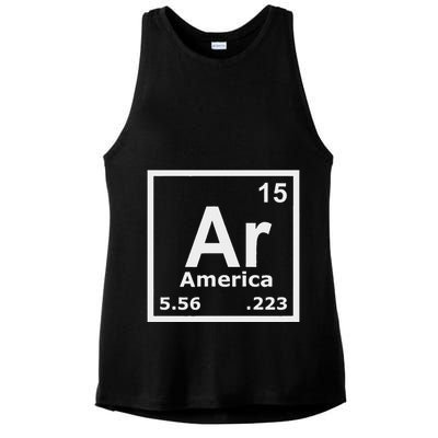 Second Amendment 2a Lost My Guns In A Boating Accident Ladies PosiCharge Tri-Blend Wicking Tank