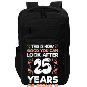 Service anniversary 25 years of work anniversary Impact Tech Backpack