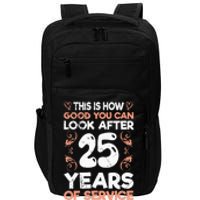 Service anniversary 25 years of work anniversary Impact Tech Backpack