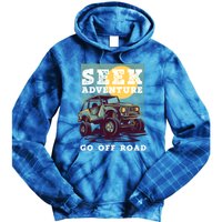 Seek Adventure 4x4 Off Road Buggy Mudding 4 Wheel Drive Gift Tie Dye Hoodie