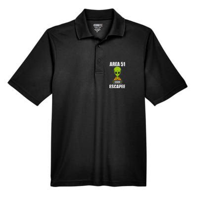 Storm Area 51 Alien Escapee From Area 51 Alien Mugshot Men's Origin Performance Piqué Polo