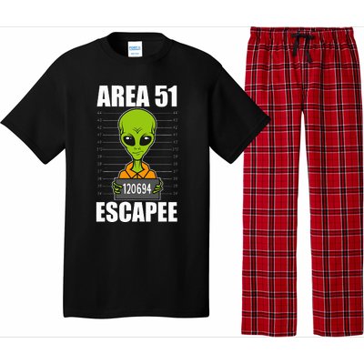 Storm Area 51 Alien Escapee From Area 51 Alien Mugshot Pajama Set