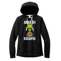 Storm Area 51 Alien Escapee From Area 51 Alien Mugshot Women's Fleece Hoodie