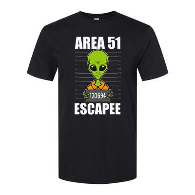 Storm Area 51 Alien Escapee From Area 51 Alien Mugshot Softstyle® CVC T-Shirt