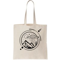 Simple Area 51 Minimal Ufo Tattoo Line Art Ufo Bag