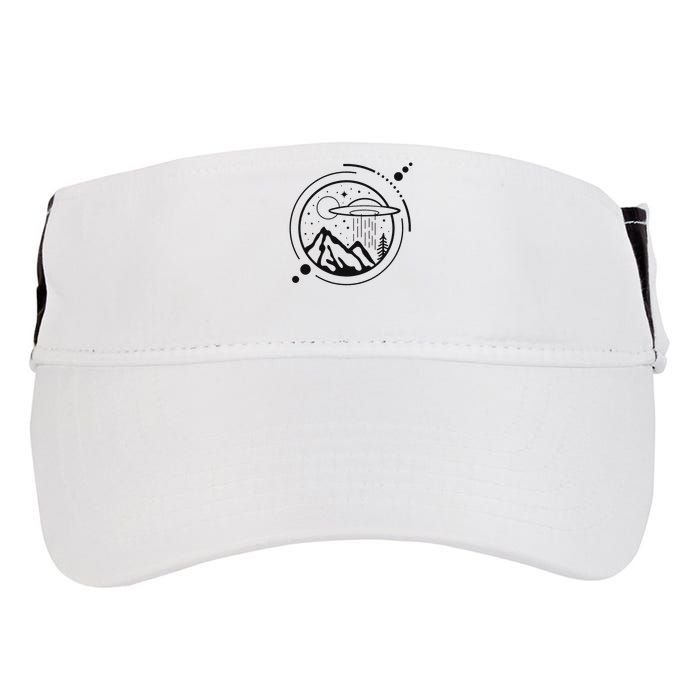 Simple Area 51 Minimal Ufo Tattoo Line Art Ufo Adult Drive Performance Visor
