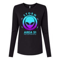 Storm Area 51 They Can''t Take Us All Funny Gradient Color Womens Cotton Relaxed Long Sleeve T-Shirt