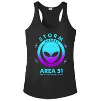 Storm Area 51 They Can''t Take Us All Funny Gradient Color Ladies PosiCharge Competitor Racerback Tank