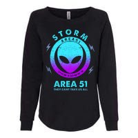 Storm Area 51 They Can''t Take Us All Funny Gradient Color Womens California Wash Sweatshirt