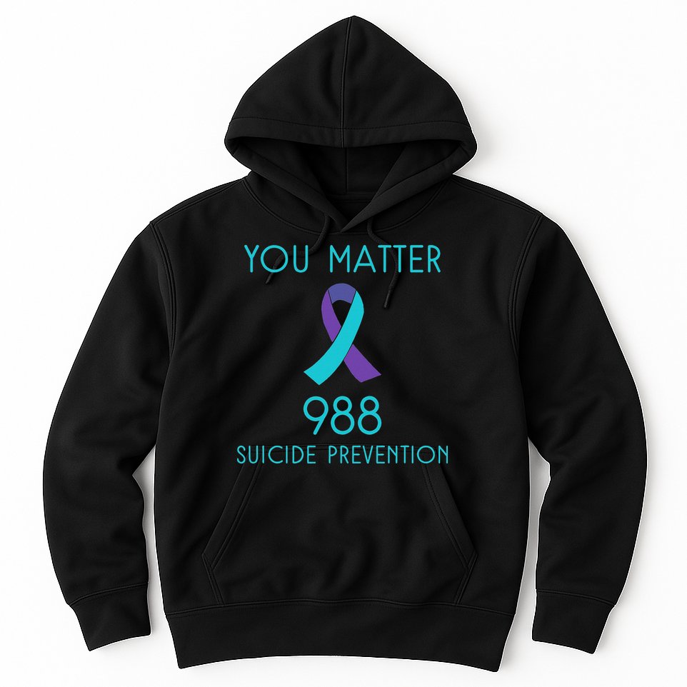 Suicide Awareness 988 Suicide Prevention 988 Hoodie