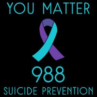 Suicide Awareness 988 Suicide Prevention 988 16 in Basic Backpack