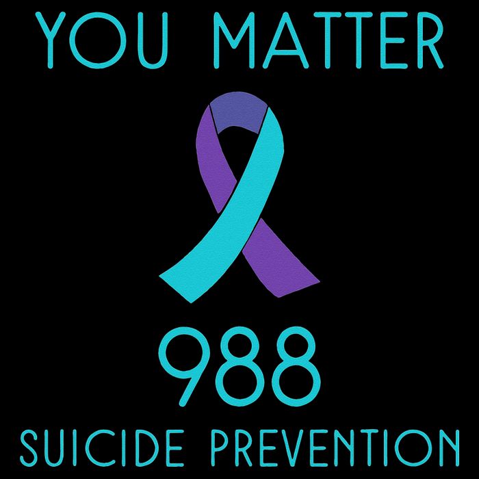 Suicide Awareness 988 Suicide Prevention 988 16 in Basic Backpack
