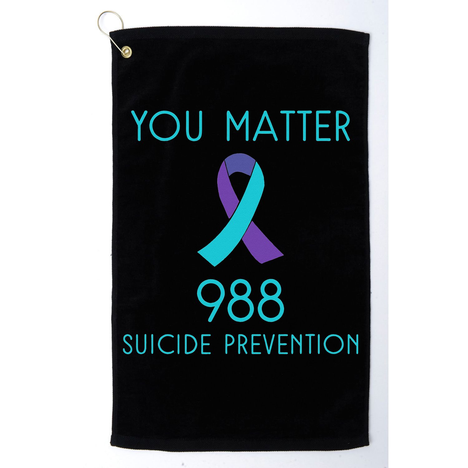 Suicide Awareness 988 Suicide Prevention 988 Golf Towel