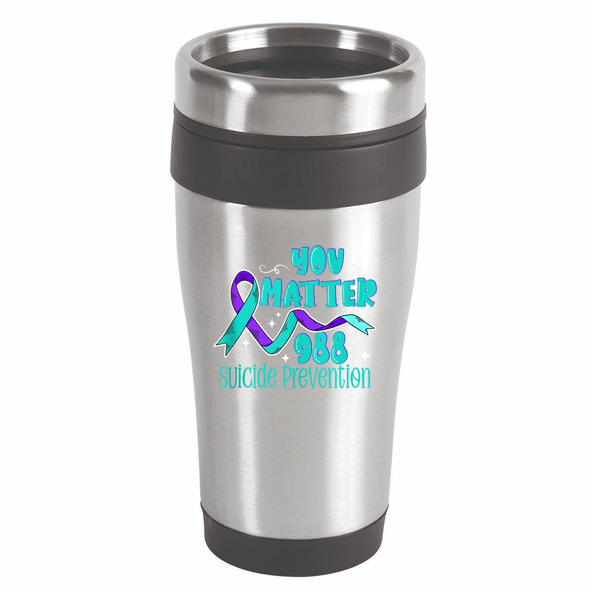 Suicide Awareness 988 Suicide Prevention 988 16oz Travel Tumbler