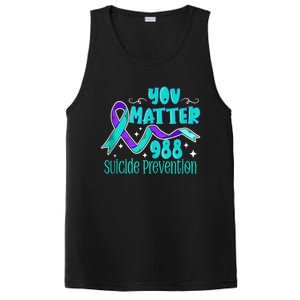 Suicide Awareness 988 Suicide Prevention 988 PosiCharge Competitor Tank