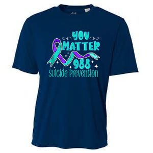 Suicide Awareness 988 Suicide Prevention 988 Cooling Performance Crew T-Shirt