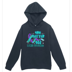 Suicide Awareness 988 Suicide Prevention 988 Urban Pullover Hoodie