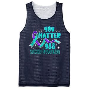 Suicide Awareness 988 Suicide Prevention 988 Mesh Reversible Basketball Jersey Tank