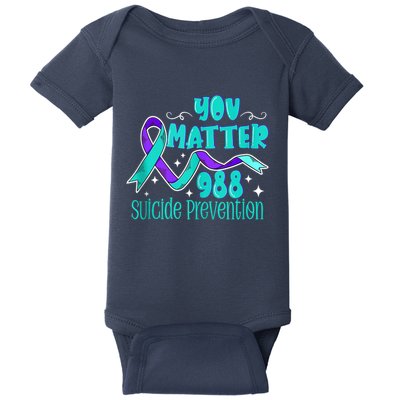 Suicide Awareness 988 Suicide Prevention 988 Baby Bodysuit
