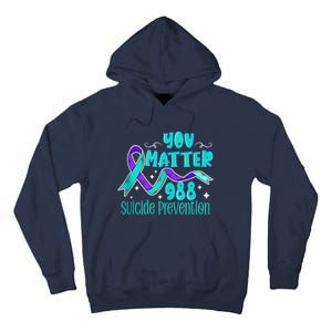 Suicide Awareness 988 Suicide Prevention 988 Tall Hoodie