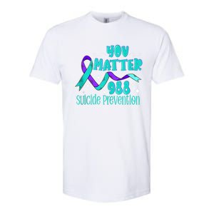 Suicide Awareness 988 Suicide Prevention 988 Softstyle CVC T-Shirt