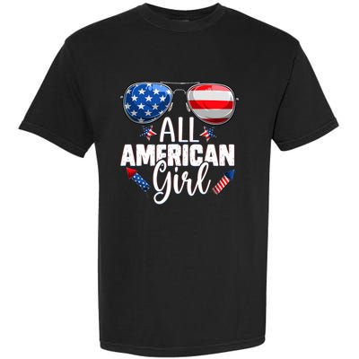 Sunglasses All American Girl 4th Of July Daughter Garment-Dyed Heavyweight T-Shirt