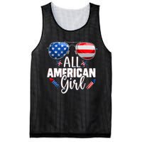 Sunglasses All American Girl 4th Of July Daughter Mesh Reversible Basketball Jersey Tank