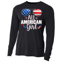 Sunglasses All American Girl 4th Of July Daughter Cooling Performance Long Sleeve Crew