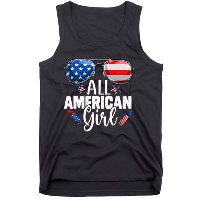 Sunglasses All American Girl 4th Of July Daughter Tank Top