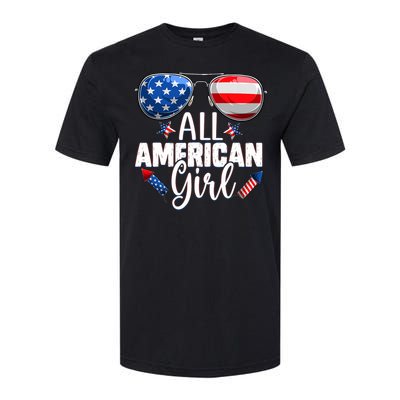 Sunglasses All American Girl 4th Of July Daughter Softstyle CVC T-Shirt