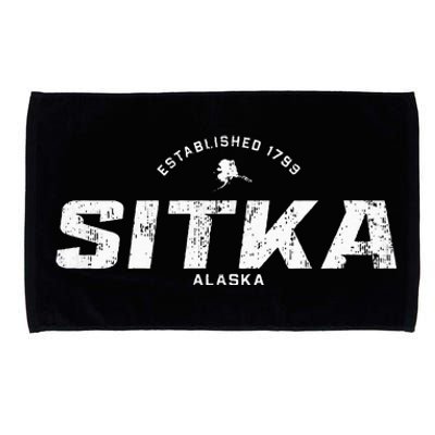 Sitka Alaska Ak Vintage Athletic Sports Microfiber Hand Towel