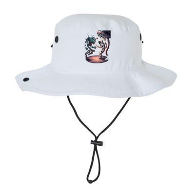 Space Astronaut Alien Playing Basketball Astronomy Space Gift Legacy Cool Fit Booney Bucket Hat