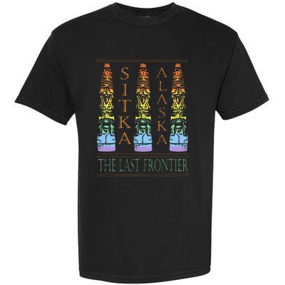 Sitka Alaska Ak Totem Design Garment-Dyed Heavyweight T-Shirt