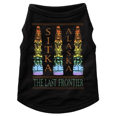 Sitka Alaska Ak Totem Design Doggie Tank
