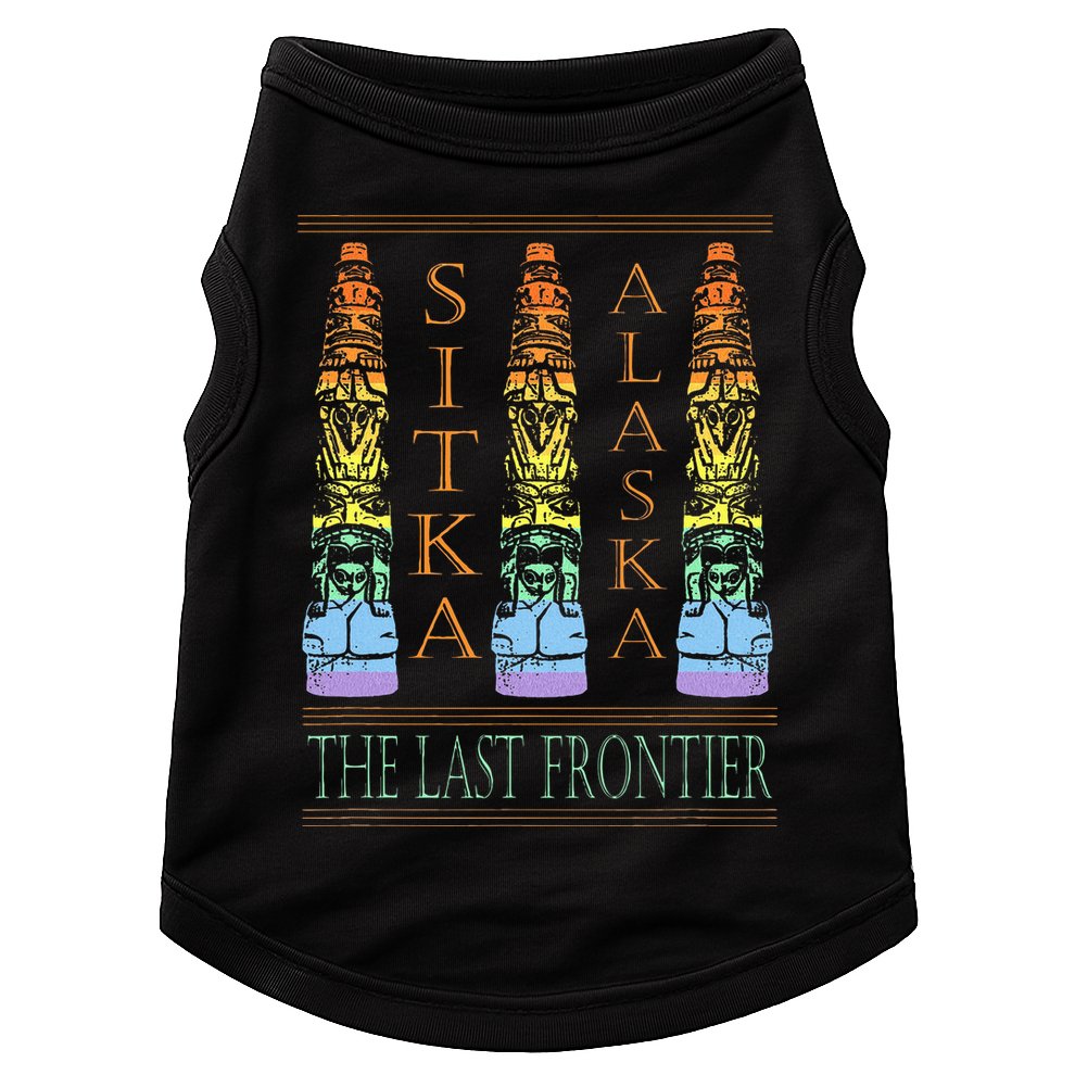 Sitka Alaska Ak Totem Design Doggie Tank