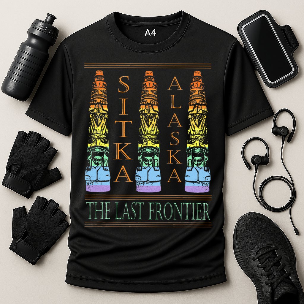 Sitka Alaska Ak Totem Design Performance Shirt