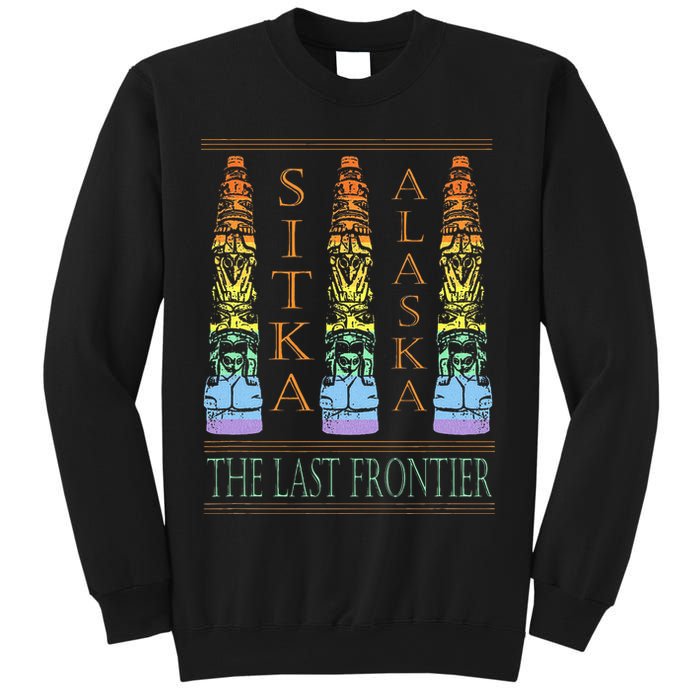 Sitka Alaska Ak Totem Design Sweatshirt