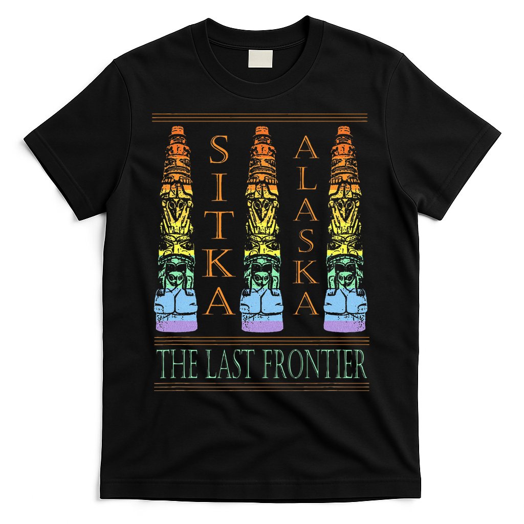 Sitka Alaska Ak Totem Design T-Shirt