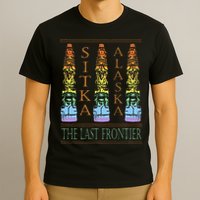 Sitka Alaska Ak Totem Design T-Shirt